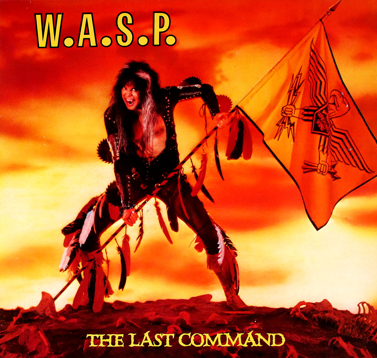 Wasp The Last Command Heavy Metal Album Cover Gallery & 12" Vinyl LP